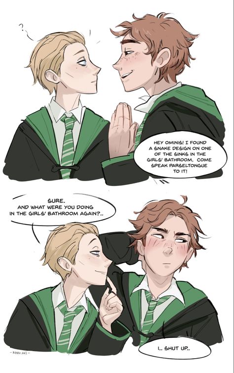 Art belongs to @rikku_the_leaf on Twitter! Check ‘em out! #ominisgaunt #sebastiansallow #hogwartslegacy Hogwarts Legacy Fanart, Hogwarts Games, Ominis Gaunt, Sebastian Sallow, Slytherin Boys, Hp Harry Potter, Harry Potter Artwork, Hogwarts Legacy, Harry Potter Comics