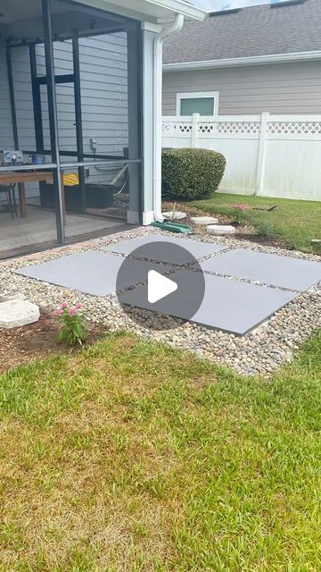 Yesenia Lee | Yess At Home on Instagram: "My most controversial DIY 😅 This is what the area is looking like so far. A few things…..

-I did not invent dry pour
 
-I am not the first to do a 1.5” slab. 

-No, I did not use rebar. These are essentially large pavers not even 4 feet in W or L. It is not structural and there won’t be heavy foot traffic. Again, I am not the first to do this.

-I should have waited to paint it but so far the paint is holding strong even through multiple rainy days. 

-I should’ve worn a mask.

-I am not worried about it breaking or cracking. It is not that serious. 

#diybackyardmakeover #outdoorlivingspace #diypatioonabudget #diyhouseprojects #outdoorpatio #patiomakeover"