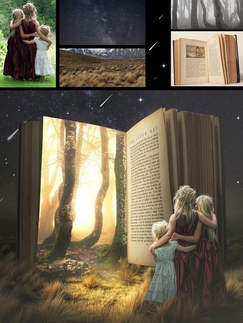 Surreal Books, Photoshop Book, Surreal Photoshop, Photoshop Tutorial Typography, Photoshop Digital Background, Photoshop Tutorial Photo Editing, Forest Light, Photoshop Design Ideas, Surreal Photos