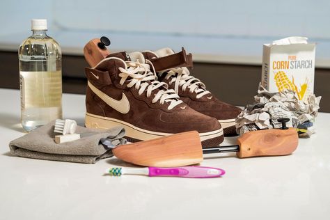 How to Clean Suede Shoes Shoe Odor Remover, Clean Suede Shoes, Clean Suede, Smelly Shoes, Advertising Cookies, Suede Cleaner, How To Clean Suede, Grease Stains, Nike Waffle