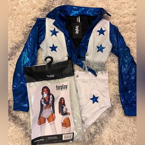 Forplay Dallas Cowboys Cheerleader Costume, Size S/M Dallas Cowboys Cheerleaders Costume Diy, Dallas Cowgirl Halloween Costume, Dallas Cheerleader Costume, Diy Dallas Cowboys Cheerleader Costume, Dallas Cowboys Cheerleaders Costume, Cowboys Cheerleader Costume, Dallas Cowboys Cheerleader Costume, Cheerleader Halloween, Cowgirl Halloween Costume