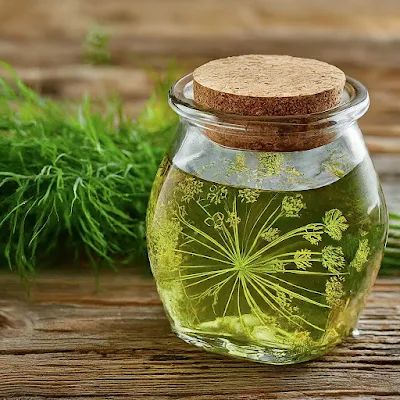 Dill Vinegar Recipe - Deliciously Dill-y Preserving Dill, Dill Vinegar, Garlic Oil Recipe, Natural Antacid, Passion Flower Tea, Herbs For Chickens, Herbal Vinegar, Harvesting Herbs, Crusted Salmon