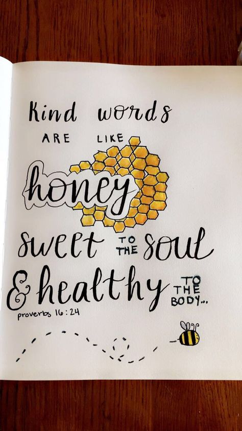 good old bullet journaling. #bulletjournal #bujo #bible #biblejournaling #bibleverse #quote #honey #bee #caligraphy Honey Bee Journal Ideas, Bee Journal Ideas, Bujo Bible, Honey Quotes, Old Bullet, Bee Quotes, Doodle Quotes, Bullet Journal 2019, Bullet Journal Quotes