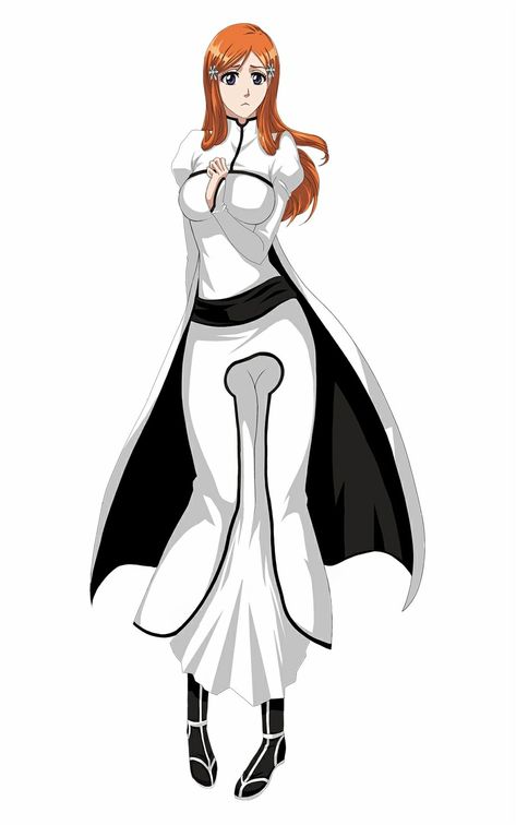 Bleach Female Characters, Orihime Cosplay, Bleach Female, Bleach Captains, Orihime Bleach, Bleach Orihime, Ichigo And Orihime, Bleach Drawing, Inoue Orihime