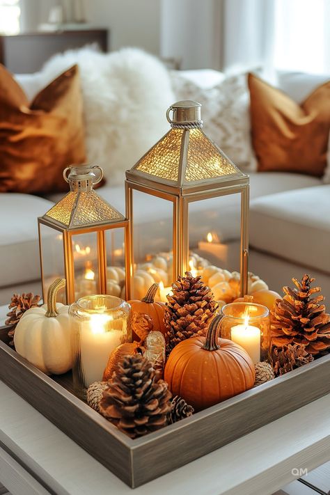 Autumn Indoor Decor, Autumn Table Centerpieces, November Decorations, November Decor, Personalized Fall Decor, Autumn Centerpieces, Autumn Table Decor, Chic Fall Decor, Fall Dining Room Table