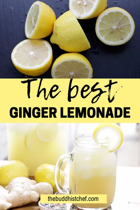 Ginger Lemon Juice Recipe, Healthy Lemon Drinks, Honey Ginger Lemonade, Healthy Lemonade Recipe, Ginger Lemonade Recipe, Blended Recipes, Nimbu Pani, Lemon Water Health Benefits, Healthy Lemonade