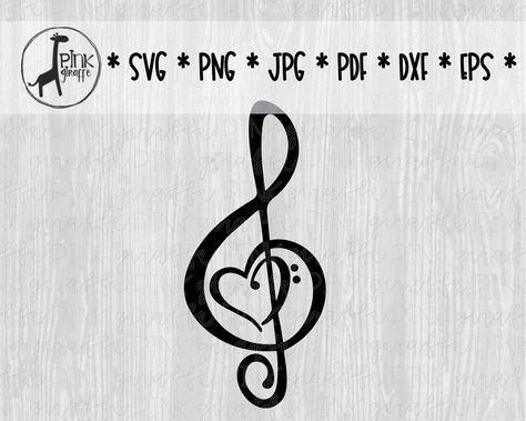 Cricut Scrapbook, Music Note Heart, Music Doodle, Matching Tats, Word Drawings, Music Notes Art, Music Svg, Music Note Tattoo, Music Quote