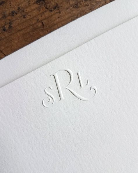 Monogrammed Stationery, Personal Stationery, Custom Plates, Letterpress Cards, Custom Stationery, White Square, Printed Plates, Personalized Monogram, Personalized Stationery