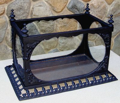 AN ANTIQUE CIVIL WAR FIS... Metal Fish Tank Stand Ideas, Victorian Fish Tank, Goth Fish Tank, Gothic Aquarium, Dragon Stone Aquarium, Fish Stand, Aquariums, Aquarium Design, Aquarium Fish Tank