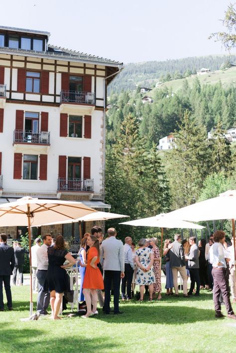 Switzerland mountain wedding in Bergün. Alps Wedding, Swiss Wedding, Switzerland Mountains, Classic Image, Swiss Alps, Mountain Wedding, Beautiful Summer, Summer Day, Bride Dress