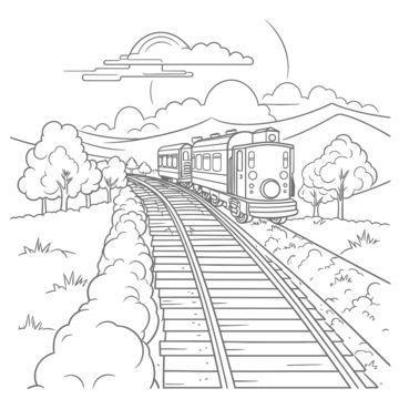 mountain drawing,train drawing,wing drawing,rain drawing,ring drawing,color drawing,black and white drawing,rail road drawing,rail road outline,rail road sketch,rail road coloring page,rail road outline art,rail road coloring book,rail road black and white,rail road line art,outline,sketch,line drawing,line art,coloring page,outline art,children s coloring page,thick lines,coloring book,black and white,train,vertebrate,mammal,plant,art,slope,line,vehicle,font,parallel Road Sketch, Drawing Rain, Rain Drawing, Train Sketch, Road Drawing, Rocky Mountaineer Train, Ring Drawing, Wing Drawing, Vector Mountain