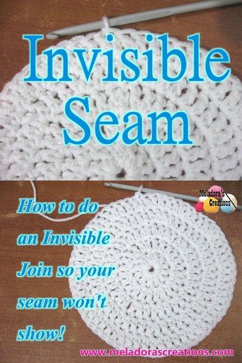 Crochet Gratis, Crochet Vintage, Crochet Lessons, Crochet Motifs, Crochet Stitches Tutorial, Crochet Instructions, Crochet Stitches Patterns, How To Work, The Invisible