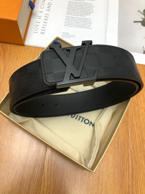 Lv Damier, Black Belt, Louis Vuitton, Quick Saves, Black