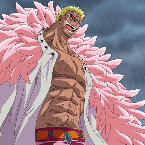 Don·quixote Doflamingo, Put On A Happy Face, Doflamingo Wallpaper, Donquixote Doflamingo, Manga Poses, One Piece Figure, One Piece Wallpaper Iphone, Pokemon Teams, Manga Anime One Piece