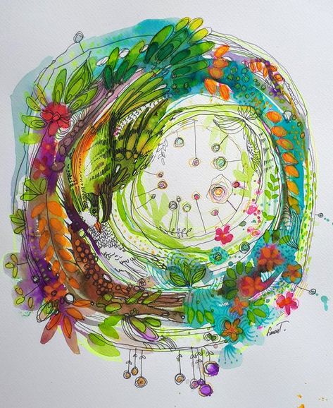 Simon Tunde, Drawing In Circle, Circular Art, Beauty Culture, Circle Painting, Independance Day, Art Magic, Intuitive Art, Paintings Prints