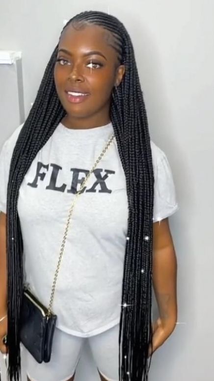 Weave Ponytail Hairstyles, Big Box Braids Hairstyles, African Hair Braiding Styles, Box Braids Hairstyles For Black Women, Braids Hairstyles Pictures, Braided Cornrow Hairstyles, Fulani Braids, Braids Hair, Hot Hair Styles