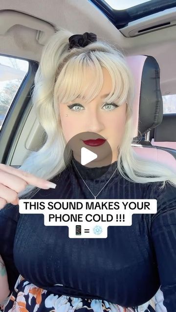 Haley Michelle on Instagram: "This sound literally makes your phone turn cold 😱😳 #phonetricks #phonetrick #themoreyouknow #phonetricks #phonetrick #themoreyouknow #iphone #iphonetricks #coldphone #overheatedphone" Cold Phone Sound, Sound That Makes Your Phone Cold, This Sound Makes Your Phone Cold, Phone Hacks, Iphone Hacks, March 3, The More You Know, Sound, Turn Ons