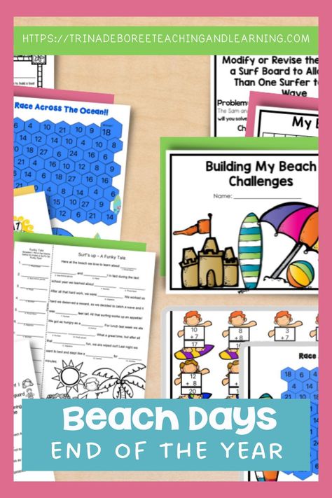 Dive into the end of the school year with our Beach Day Activities! This set also includes versatile End of the Year Activities and a Memory Book to capture all the special moments. Perfect for elementary teachers looking to create a fun, beach-themed celebration in the classroom. Teacher Tired, Ocean Theme Classroom, Theme Days, Helping Other People, Engaging Lessons, Superhero Theme, Teacher Blogs, Elementary Teacher, Memory Books