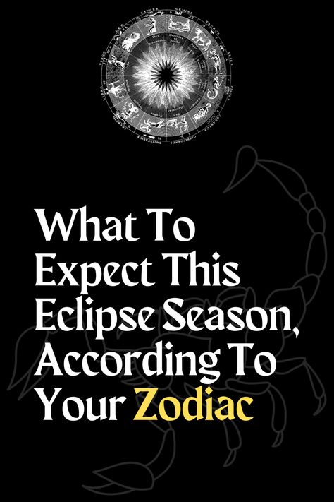 What To Expect This Eclipse Season, According To Your Zodiac Eclipse Season, Astrological Houses, Aquarius And Scorpio, Astrological Chart, Zodiac Signs Facts, Rising Sign, Scales Of Justice, Capricorn Facts, Aries Facts