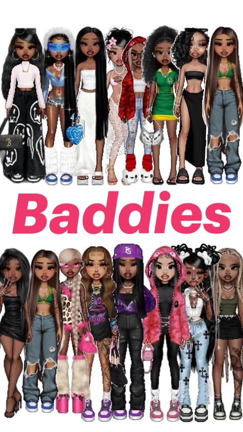 Black Bratz Doll, Baddie Style, Bratz Inspired Outfits, Latina Fashion Outfits, Latina Fashion, Casual Preppy Outfits, Cute Fit, Fashion Inspiration Design, Cute Everyday Outfits