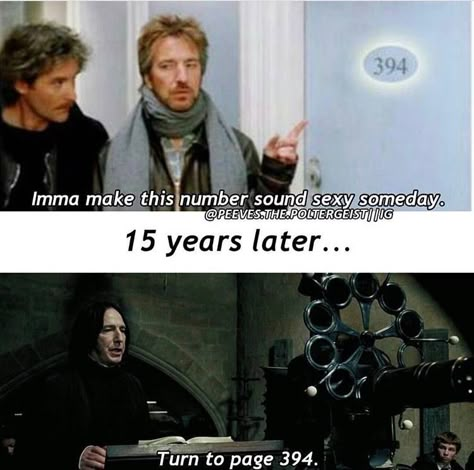 @iragrynda Turn To Page 394, Family Guy Quotes, Funny Weekend Quotes, Page 394, Stile Harry Potter, Glume Harry Potter, Funny Harry Potter Jokes, Severus Rogue, Harry Potter Memes Hilarious