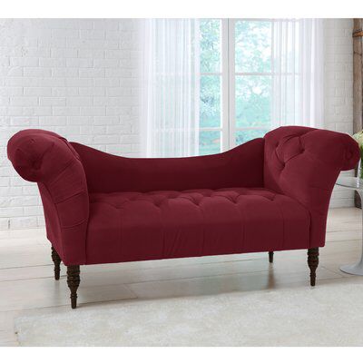 Elissa Lounge Settee Purple Chaise Lounge, Dewan Sofa, Velvet Settee, Tufted Chaise Lounge, Upholstered Chaise Lounge, Upholstered Chaise, Chaise Lounge Sofa, Skyline Furniture, Settee Sofa