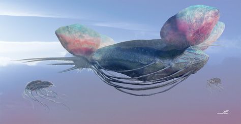 Atmospheric Beast, Alien Biology, Alien Inspiration, Alien Animals, Speculative Biology, Speculative Evolution, Alien Species, Alien Aesthetic, Creature Artwork