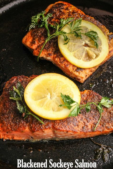 Blackened Sockeye Salmon – Alaska Select Alaska Sockeye Salmon Recipes, Grilled Sockeye Salmon Recipe, Alaskan Sockeye Salmon Recipes, Sockeye Salmon Recipe Grilled, Sockeye Salmon Recipe Baked, Sockeye Salmon Recipe Pan, Platter Meals, Sockeye Salmon Recipe, Sockeye Salmon Recipes