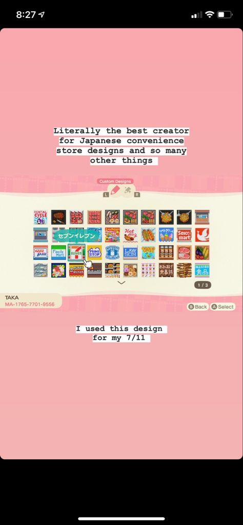 Acnh 7 Eleven, 7 Eleven Store, Seven Eleven, 7 Eleven, Store Design, Animal Crossing, Custom Design, Coding, The Creator