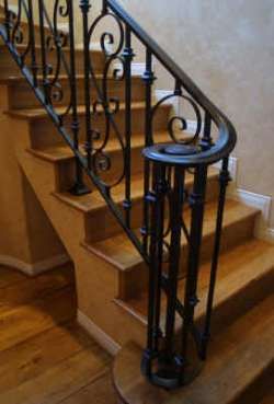 Wrought Iron Railings Stair Railing Makeover, Metal Stair Railing, Wrought Iron Railings, Interior Stair Railing, Wrought Iron Stair Railing, Wrought Iron Handrail, Interior Railings, Wrought Iron Staircase, Iron Handrails