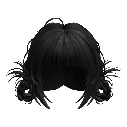 Braided Low Buns(Black) Roblox Items, Low Buns, Low Bun, Create An Avatar, Bun Hairstyles, Buns, Mix Match, Anime Character Design, Anime Character