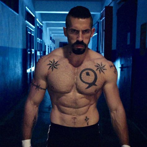 Tattoo Boyka, Boyka Tattoo, Undisputed 4, Circle Tattoo Meaning, Black And White Rose Tattoo, Yuri Boyka, Star Tattoo Meaning, Scott Adkins, Male Fitness