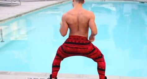 Watch This Guy Twerk In Every Room Of His Apartment Hgtv Shows, Bestie Vibes, Elizabeth Gillies, Break Dance, This Guy, The Pool, Pool, Apartment, Turn Ons