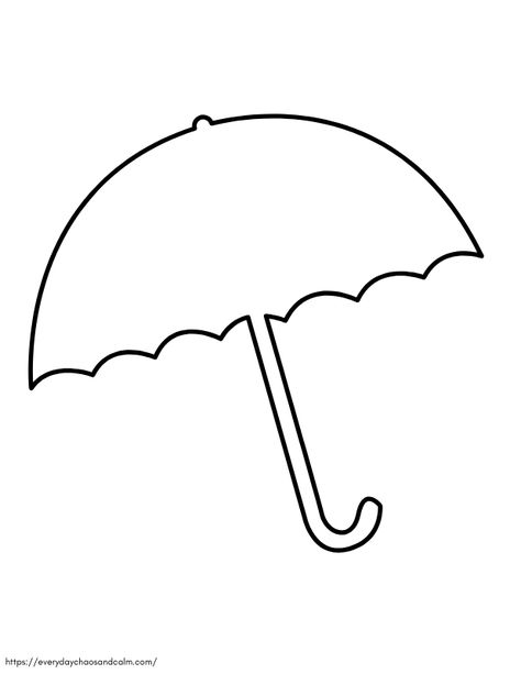 Are you in need of a umbrella pattern for your next craft or project? These free printable umbrella templates are the perfect tool to help you make creating and crafting easy! These printable umbrella templates are perfect for preschool crafts, school projects, classroom decorations, and more! Umbrella Template Free Printable, Umbrella Outline, Infant Projects, Volcano Drawing, Umbrella Template, Umbrella Coloring Page, Islamic Activities, Umbrella Pattern, Umbrella Craft