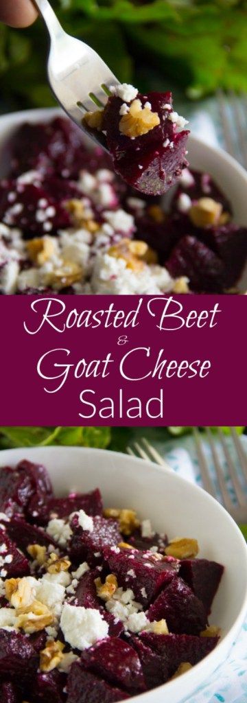 Beet And Goat Cheese Salad, Beet Goat Cheese Salad, Roast Beets, Beet Goat Cheese, Salad Quinoa, Beet And Goat Cheese, Resep Salad, Beet Recipes, Goat Cheese Salad