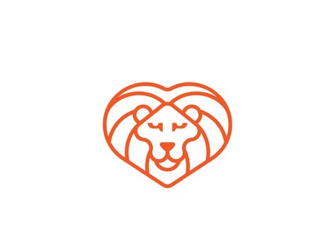 Lion Heart Tattoo, Jungle King, Lion Heart, Lion Love, Cat Tat, Lion Logo, Glo Up, Lion Face, Heart Drawing