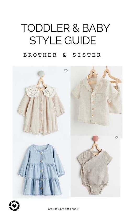 Brother and sister outfits for spring/summer Sibling Outfits Brother Sister, Brother And Sister Outfits, Toddler Baby Boy, Outfits For Spring, Sibling Outfits, Sister Outfits, Coordinating Outfits, Romper Suit, Brother And Sister