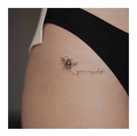 6:14 6:15 6:23 Tattoo, Bee Yourself Tattoo, Bee Rib Tattoo, Tiny Bee Tattoo Simple, Bumblebee Tattoo Small, Bee Tattoo Placement, Bee Kind Tattoo, Dainty Bee Tattoo, Tiny Bee Tattoo