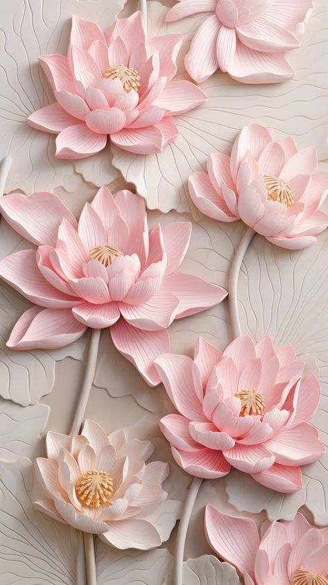 Lotus Pattern Wallpaper, Lotus Wallpaper Iphone, Lotus Picture, Funky Wall Paint, Lotus Flower Background, Roses Iphone Wallpaper, Funky Wall Paint Ideas, B&m Wallpaper, Wall Paint Ideas