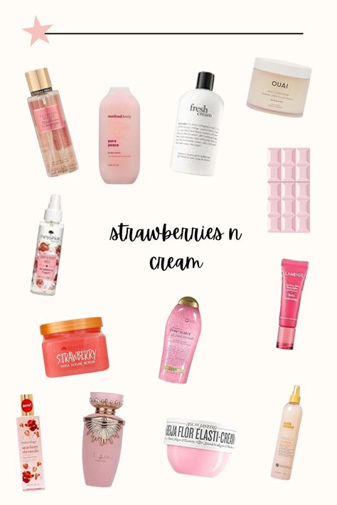 Indulge in the ultimate sweet and fruity experience with these strawberries & cream-inspired body care products! From luxurious body scrubs to refreshing sprays and rich creams, this collection has everything for your skincare routine. Perfect for anyone who loves to feel pampered with soft, fresh, and sweet fragrances. Note: This post contains affiliate links, which means I may earn a small commission at no extra cost to you if you purchase through my link. Body Care Products, Cream Body, Body Scrubs, Fresh Cream, Sweet Fragrances, Strawberries And Cream, Affiliate Links, Body Scrub, Sugar Scrub