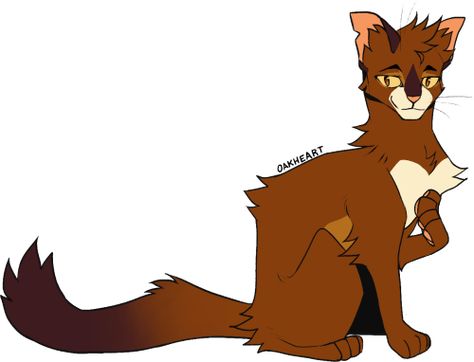 Oakheart Warrior Cats, Warrior Cats Series, Warrior Cats Fan Art, Warrior Cat Drawings, Warrior Cat Oc, Love Warriors, Cat Oc, Warrior Cats Art, Cats Artists