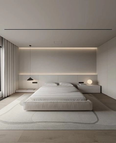 Cozy Minimalist Decoration: +30 Inspirations For You to Transform Your Home Sleeping Room Design, Japandi Bedroom Ideas, Modern Home Interior Design, Bedroom Bed Design, Bed Furniture Design, Bedroom Furniture Design, Modern Bedroom Design, Room Design Bedroom, Minimalism Interior