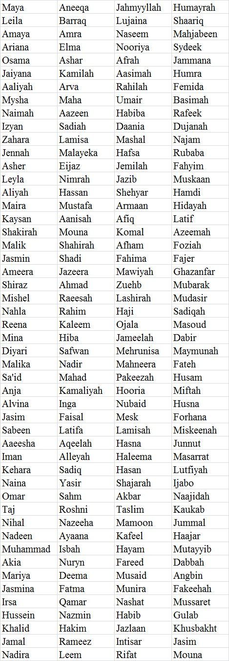 Arabian Last Names, Islamic Names To Call Your Husband, Arabic Names Girls Baby, Arabic Baby Boy Names Muslim, Baby Names Arabic, Muslim Boys Names With Meaning, Famous Boy Names, Arabic Girl Names, Islamic Girls Name