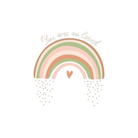 Illustrazione carina con arcobaleno, cuo... | Premium Vector #Freepik #vector #sfondo #modello #cornice #poster Colors Poster, Poster Colour, Rainbow Heart, Cornice, Cute Illustration, Vector Photo, Childrens Room, Pastel Colors, Premium Vector