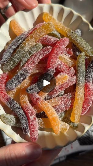 833K views · 9K reactions | Homemade Sour Gummy Worms for Better Than Store-Bought: Halloween Edition! 🪱🍓👻 (made with real fruit!!) #halloween #halloweencandy | Crowded Kitchen Sour Gummy Worms Recipe, Homemade Sour Gummies, Gummy Sweets Recipe, Sour Gummies Recipe, Homemade Gummy Worms, Gummy Worms Recipe, Sour Candy Recipe, Healthy Strawberry Recipes, Gummy Recipe