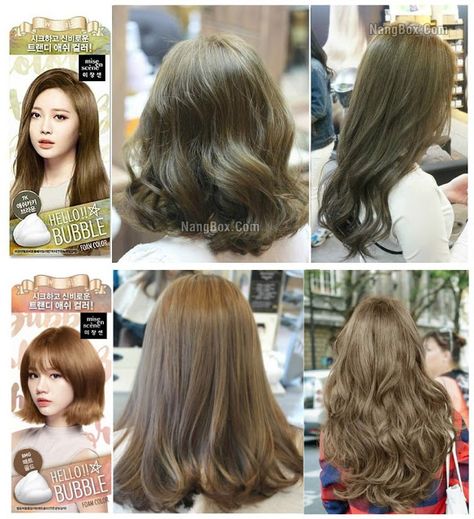 Mise en Scene Hello Bubble Ash Khaki Brown Review - Knotty Laces Scene Hair Colors, Khaki Colour, Ash Hair Color, Colour Hair, Pretty Hair Color, Scene Hair, Haircuts Straight Hair, Hair Dye Colors, New Hair Colors