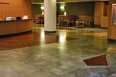 ... Polished Cement Floors, Concrete Floors Diy, Concrete Stained Floors, Cement Floor, Concrete Floor, Stained Concrete, Floor Colors, Countertop Materials, Polished Concrete