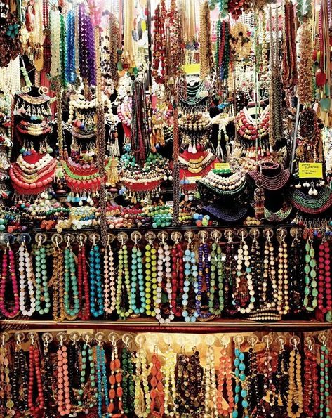 Inside The Grand Bazaar Of Istanbul With Assouline's New Book (PHOTOS) | HuffPost Life Grand Bazaar Istanbul, Book Photos, Bead Suppliers, Meditation Jewelry, Grand Bazaar, Outdoor Market, Turkish Jewelry, Bead Store, Bead Shop