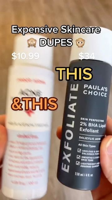 🐼 Kin W (Jay) 🇺🇸 on Instagram: "The difference between peach slices & Paula’s choice is that PC is much stronger than PS. PC is a SA exfoliant, while PS is an AHA/ BHA exfoliating toner. I recommend PS for beginners & PC for intermediate/ advanced users. LMK your thoughts/ experience & if you want an in-depth review & comparison between them. . Products used: @peach_slices Acne Exfoliating Toner @paulaschoice Skin Perfecting 2% BHA Liquid Exfoliant . . . . . . . . . . . . #peachslices #paulas Paula’s Choice Aha Bha, Paula’s Choice 2% Bha, Peach Slices Skin Care, Paulas Choice Exfoliant, Paula’s Choice, Bha Liquid Exfoliant, Liquid Exfoliant, Facial Products, Face Care Routine