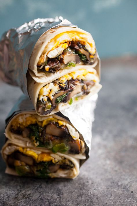 Need a hearty breakfast to kickstart the weekend? Try these mushroom swiss breakfast wraps! Filling, healthy, and fast! I like to make mine spicy, but that's optional! macheesmo.com #mushrooms #breakfast #wraps #easyrecipes #vegetarian Mushrooms Breakfast, Swiss Breakfast, Mushroom Wrap, April Recipes, Breakfast Wraps Recipes, Keto Diet Vegetables, Keto Approved Foods, Spicy Mushroom, Veggie Breakfast